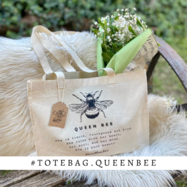 Desayuno: Queen Bee | Tote Bag + Ramo